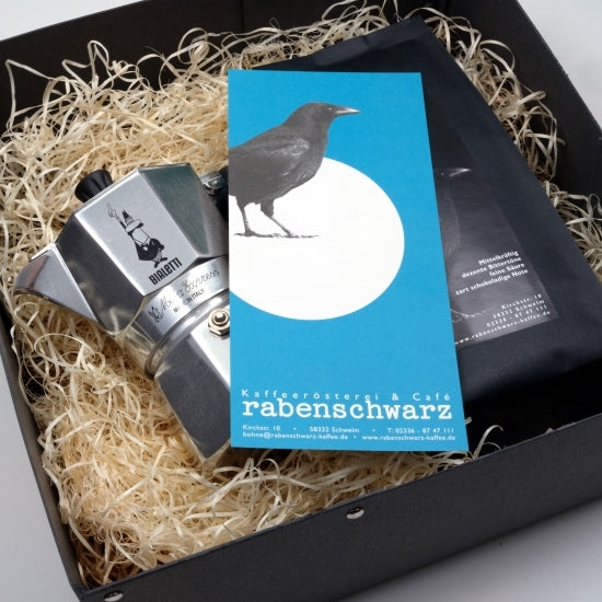 Espresso-Geschenkpaket mit Herdkocher