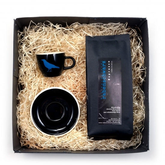 Geschenkpaket Espresso und Espressotasse