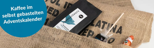 Adventskalender mit Kaffee selber basteln
