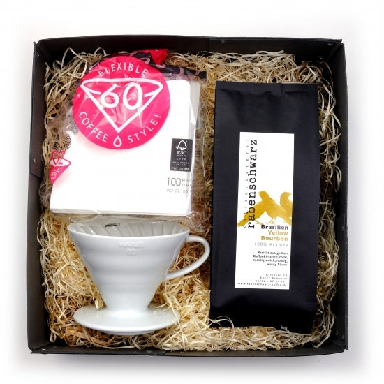 Geschenkpaket Kaffee & Handfilter v60